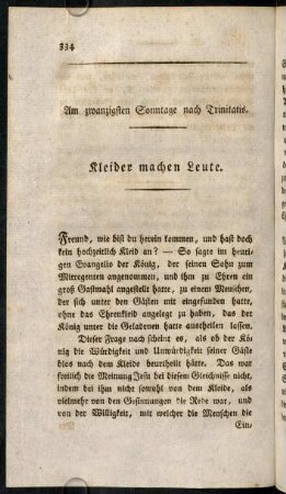 334-349, Am zwanzigsten Sonntage nach Trinitatis.