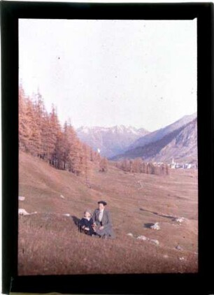 Berglandschaft bei Zuoz (Engadin)