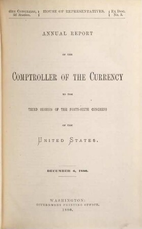 House documents. [334.] 1880/81, Vol. 14 = Congress 46, Sess. 3