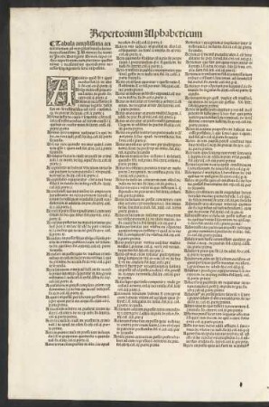 Repertorium Alphabeticum