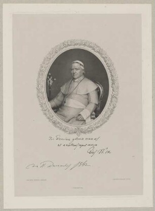 Bildnis des Pius IX.