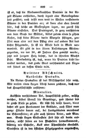 Dritter Abschnitt: Natürliche Produkte.