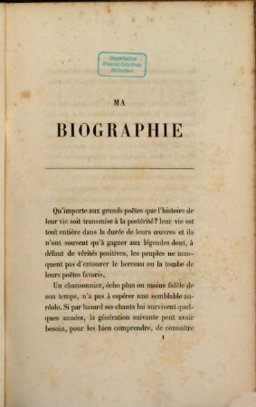 Oeuvres complètes de P. J. de Béranger, 4