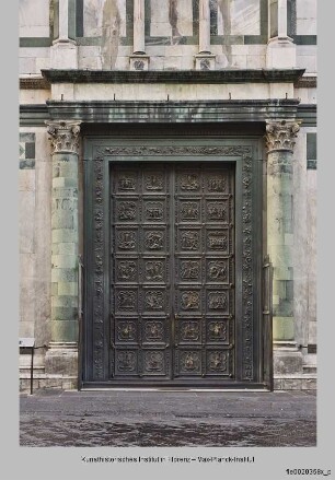 San Giovanni, Baptisterium, Nordfassade, Florenz