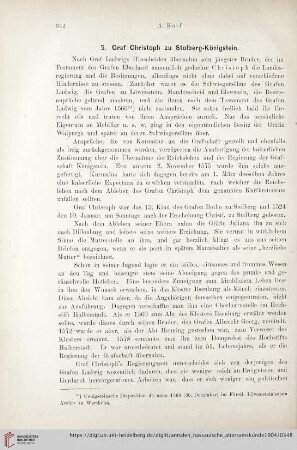 5. Graf Christoph zu Stolberg- Königstein