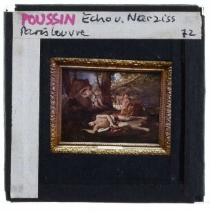 Poussin, Echo und Narcissus