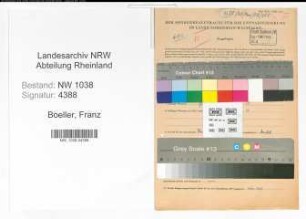 Entnazifizierung Franz Boeller , geb. 02.02.1890 (Lehrer)