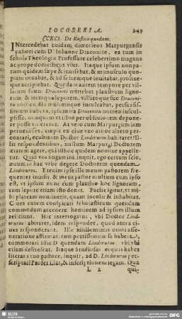 CCXCI. De Rustico quodam