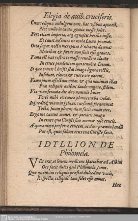 Idyllion de Philomela