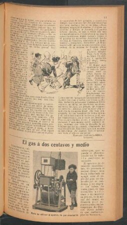 El gas á dos centavos y medio
