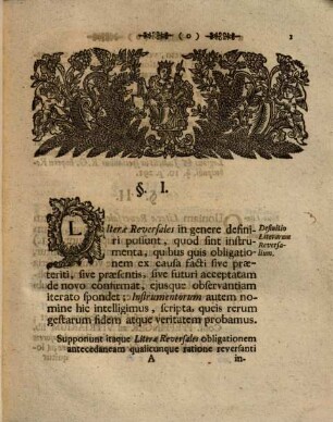 Dissertatio Juridica Inauguralis De Eo Quod Justum Est Circa Literas Reversales Principum & Statuum Imperii R.G.