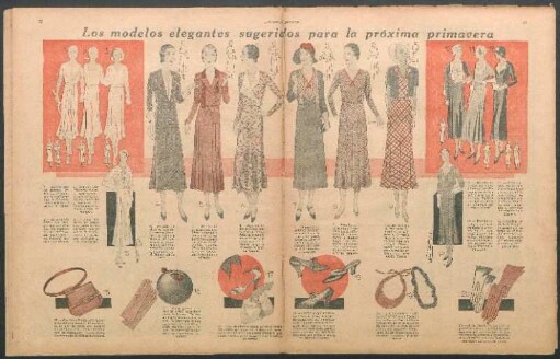 Los modelos elegantes sugeridos para la próxima primevera [Dibujos]