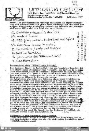 Durchsuchung eines "öffentlichen Gebiets"