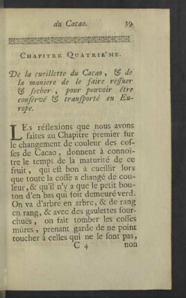 Chapitre quatrieme.