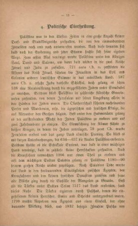 4. Politische Eintheilung