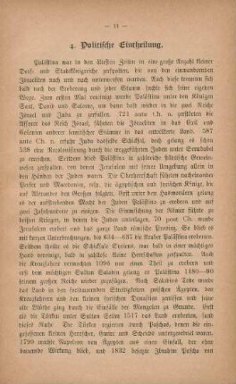 4. Politische Eintheilung