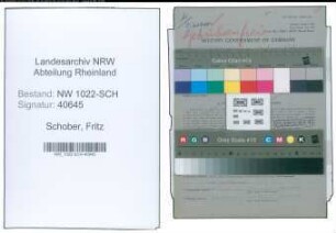 Entnazifizierung Fritz Schober , geb. 22.08.1900 (Haendler)