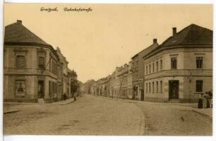 Groitzsch. Bahnhofstraße