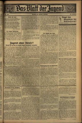 Zweite Ausgabe vom Mittwoch, den 26. Oktober 1932.
