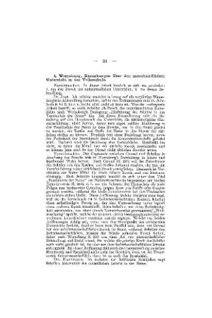 Bemerkungen über den naturkundlichen Unterricht in der Volksschule