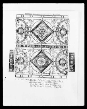 Paris, Palais des Tuileries, Speisesaal, Dekorationsdetail