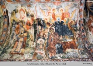 Die Ausmalung der Kirche der Erzengel : Erzengel und die Geburt und die Taufe Christi