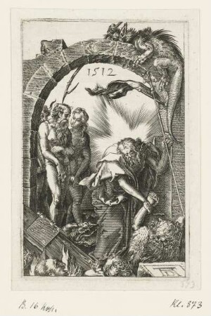 Christus in der Vorhölle, Blatt 12 der Folge "Passion"