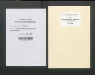 Ausübung des Patronatsrechtes durch den Freiherrn von Rhynsch zu Kaldenhof bei Vergabe der Predigerstelle und Gebäudereparaturen der reformierten Gemeinde