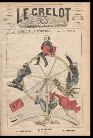 La roue de la fortune,- par Le Petit