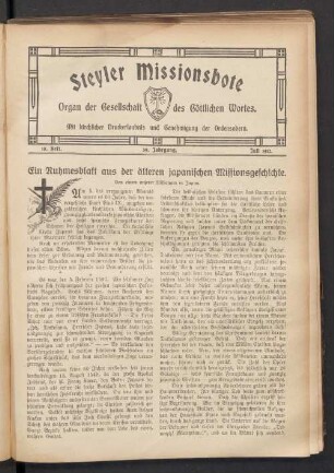 10. Heft. 39. Jahrgang. Juli 1912