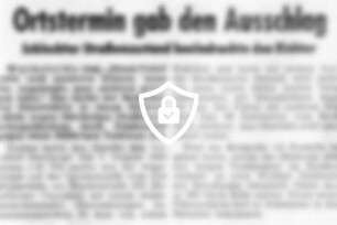 Ortstermin gab [Name maskiert]
