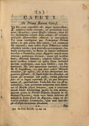 Conclusiones ex Mosaica historia petitae