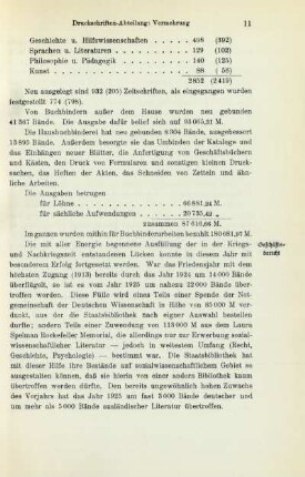 [II Die einzelnen Abteilungen]