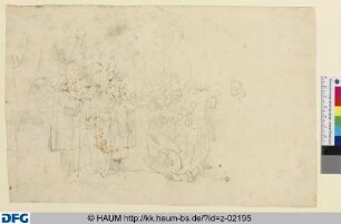 Saul und David vor der Leiche Goliaths (Fragment)