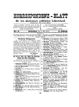 Die Vereine akad. geb. Lehrer des Deutschen Reiches mit ihren Vorsitzenden