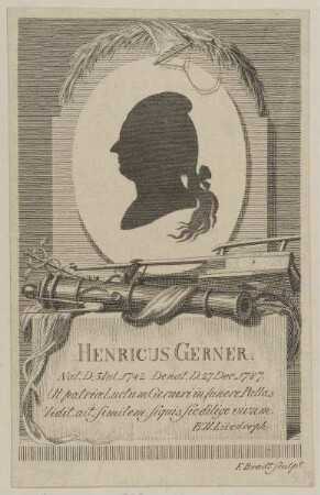 Bildnis des Henricus Gerner