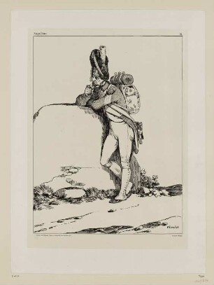 Napoléon, Blatt 32 der Folge "Federzeichnungen"