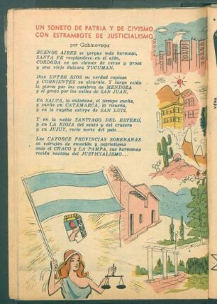 Un soneto de patria y civismo con estrambote de justicialismo