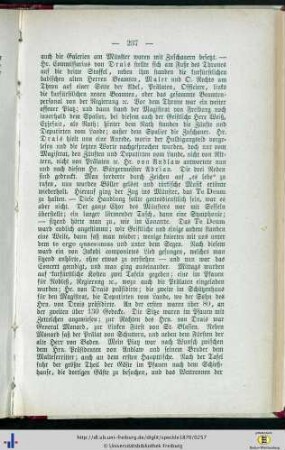 XIX. Die Freiburger Huldigungsfeier.
