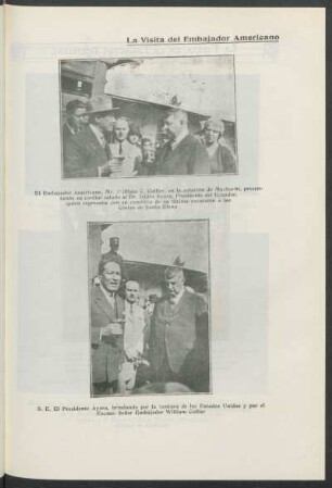 La visita del embajador americano - [Fotografías]
