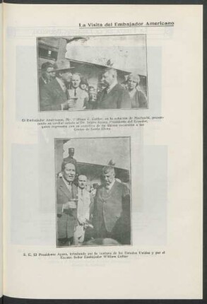 La visita del embajador americano - [Fotografías]
