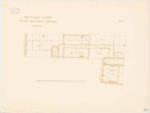 1. Physiologisches Institut der Universität Göttingen: Grundriss Dachgeschoss 1:100