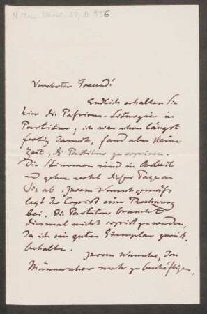 Brief an Friedrich Spitta : o.D.