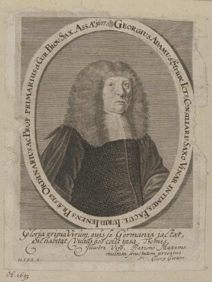 Bildnis des Georgius Adamus Struve