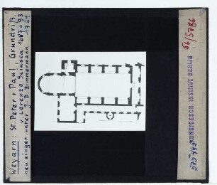 Weyarn, St. Peter und Paul : Grundriss