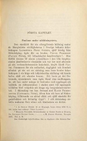 Laurentius Paulinus Gothus hans lif och verksamhet