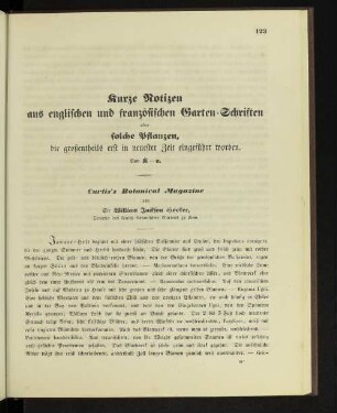 Kurze Notizen aus englischen und französischen Garten-Schriften