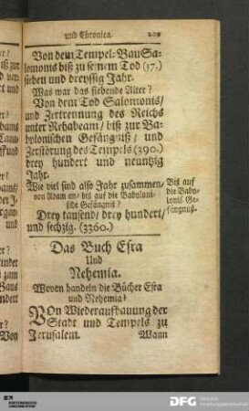 Das Buch Esra Und Nehemia.