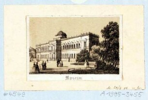 Die Gemäldegalerie Alte Meister (Semperbau) in Dresden von Nordwesten