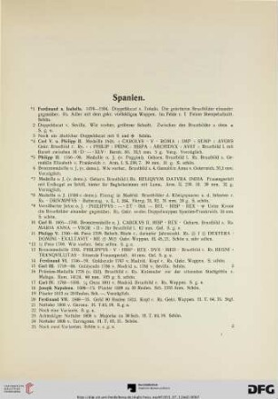 Spanien (Nr. 1-54)